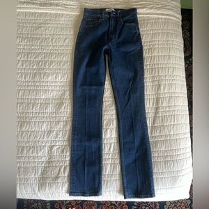 Abercrombie & Fitch Dark Blue Straight Leg Jeans